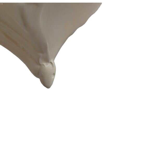 Vintage Atlantic Mold Ceramic Angel With Harp Christmas Holiday - Picture 9 of 9